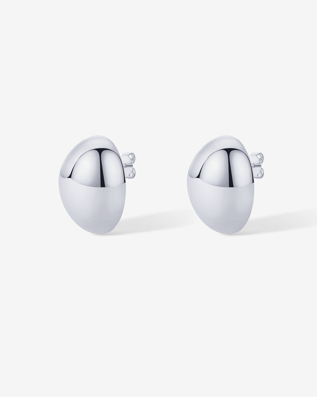 80s Button Stud Earrings