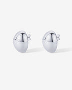 80s Button Stud Earrings