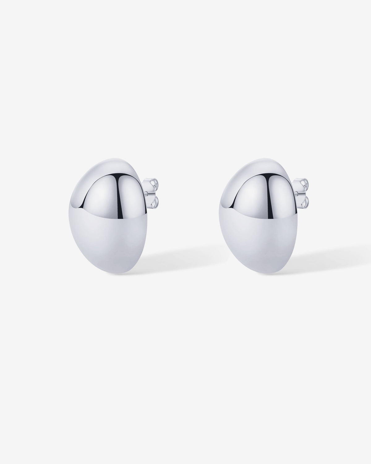 80s Button Stud Earrings