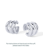 Triple Ring Ear Cuffs