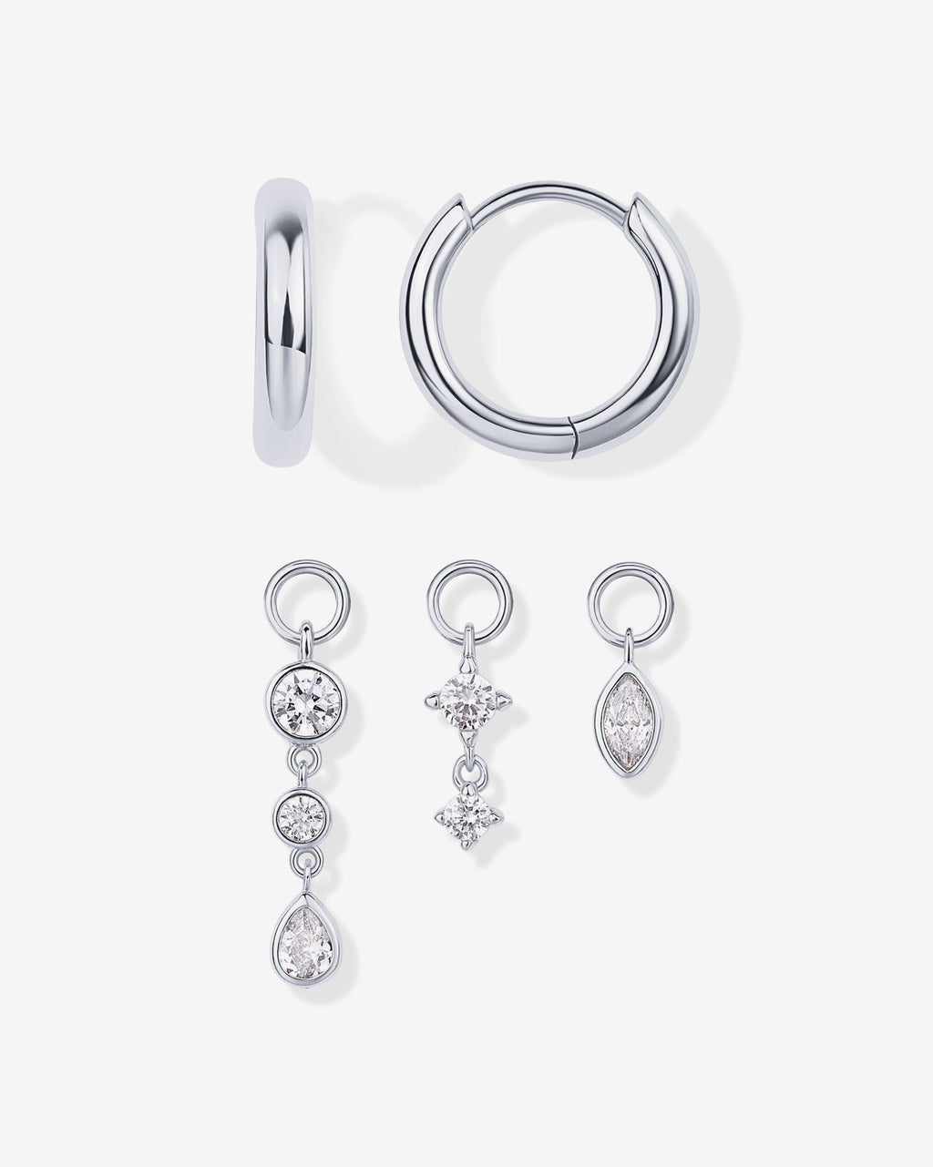 Mix and Match Huggie and Charms Set