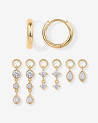 Mix and Match Huggie and Charms Set