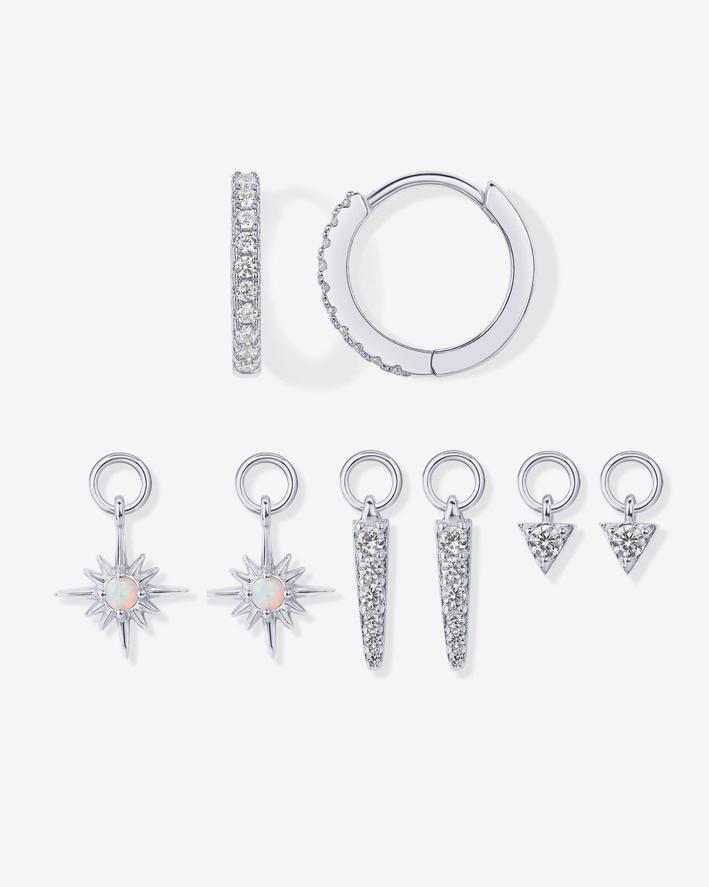 Mix and Match Huggie and Charms Set