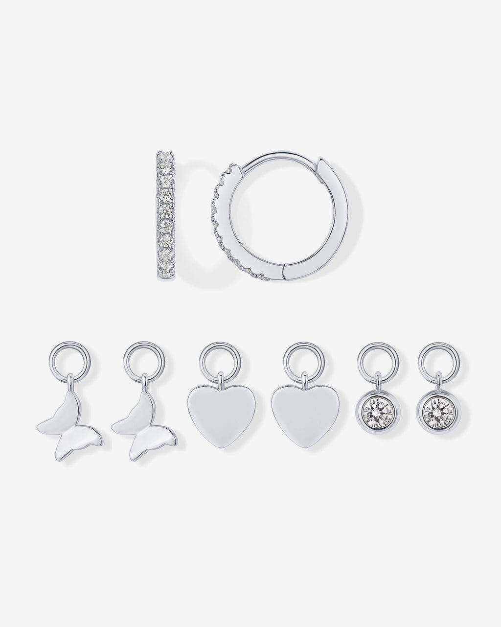 Mix and Match Huggie and Charms Set