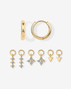 Mix and Match Huggie and Charms Set