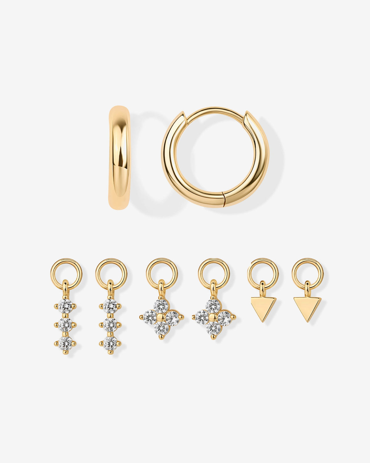 Mix and Match Huggie and Charms Set