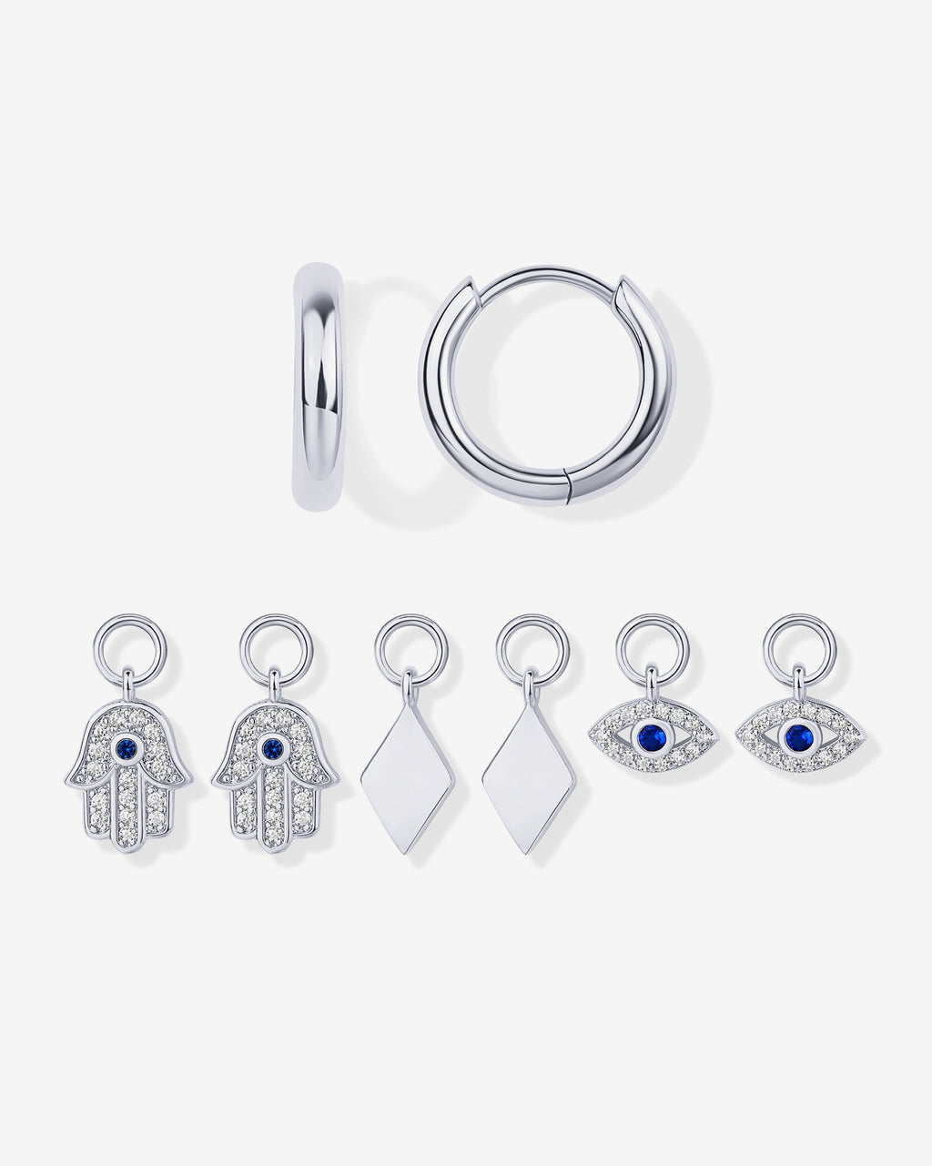 Mix and Match Huggie and Charms Set