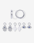 Mix and Match Huggie and Charms Set