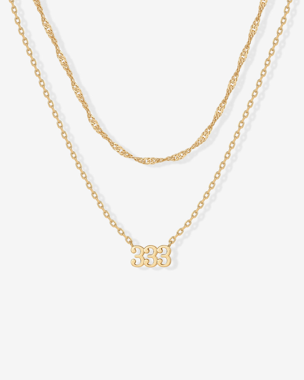 Angel Number Pendant Necklace