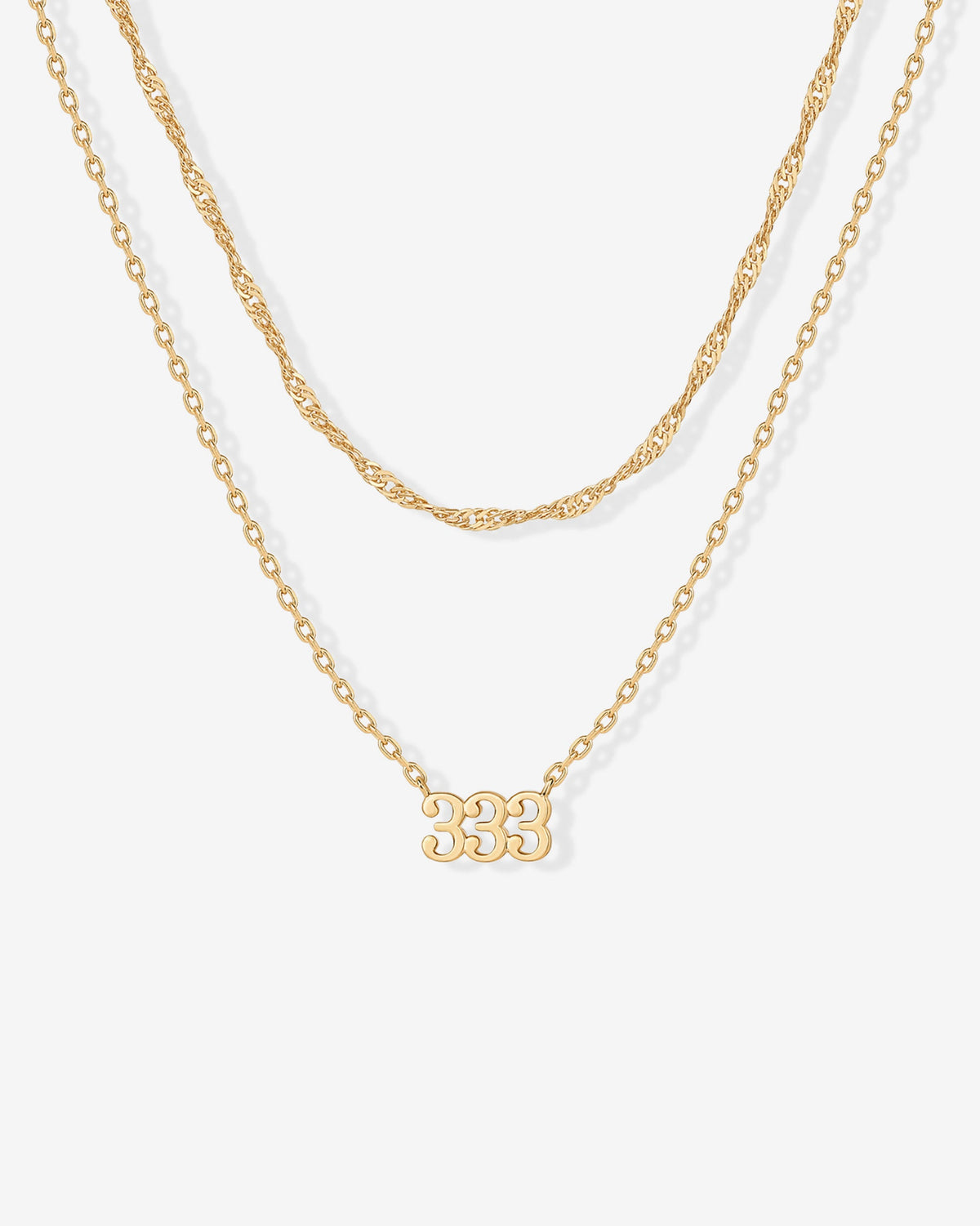Angel Number Pendant Necklace