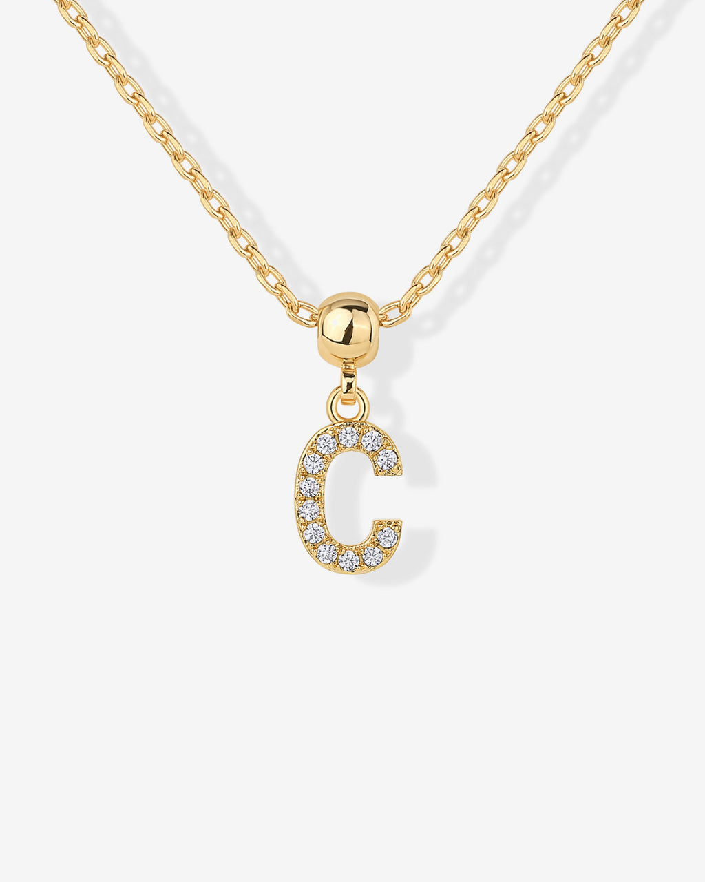Initial Charm Necklace