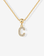 Initial Charm Necklace