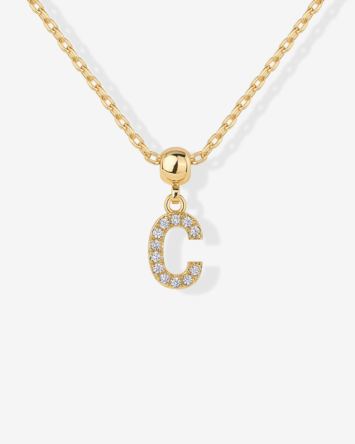 Initial Charm Necklace