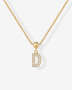 Initial Charm Necklace