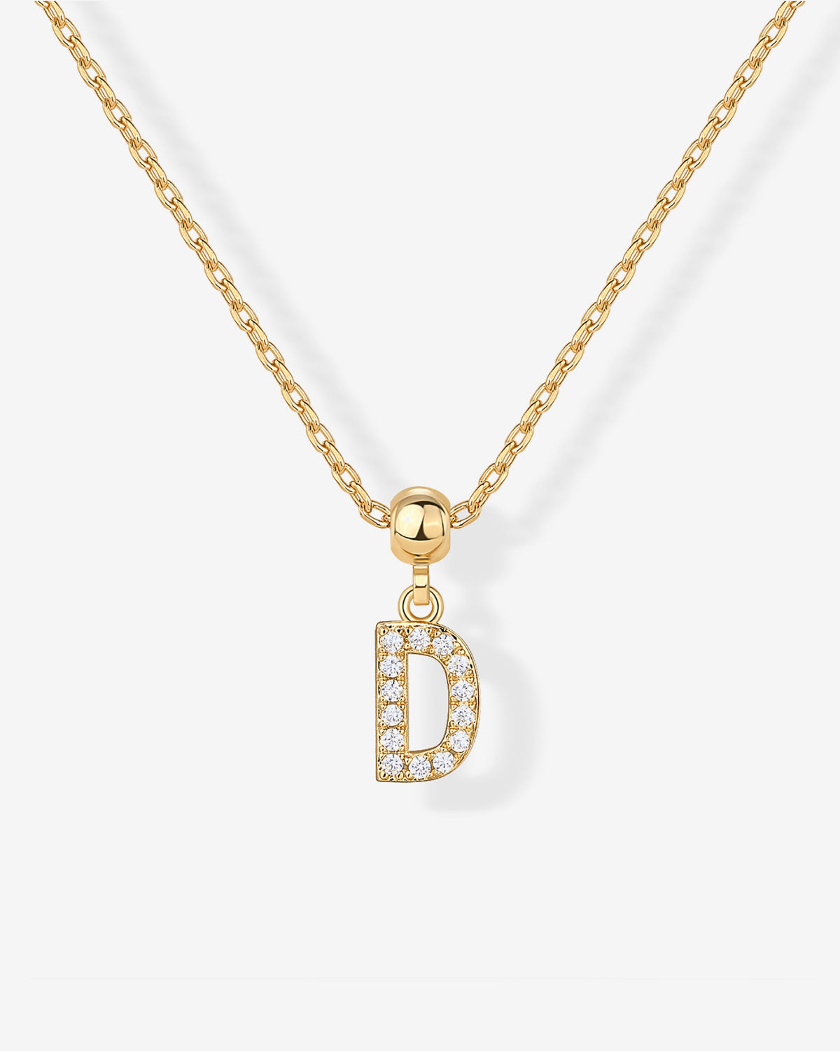 Initial Charm Necklace