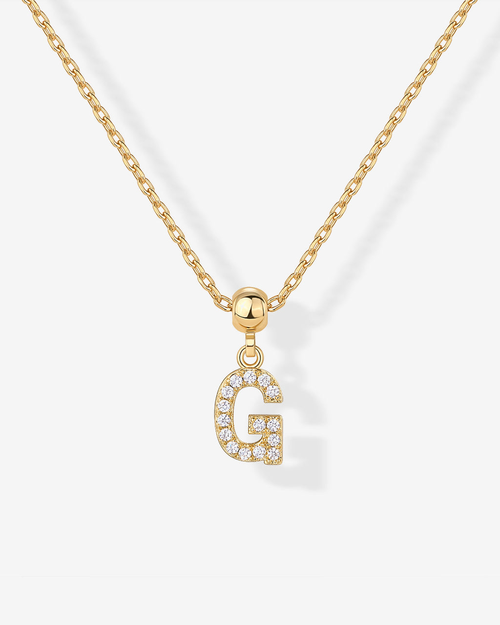 Initial Charm Necklace
