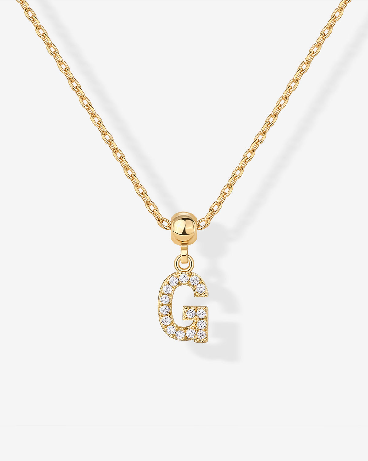 Initial Charm Necklace