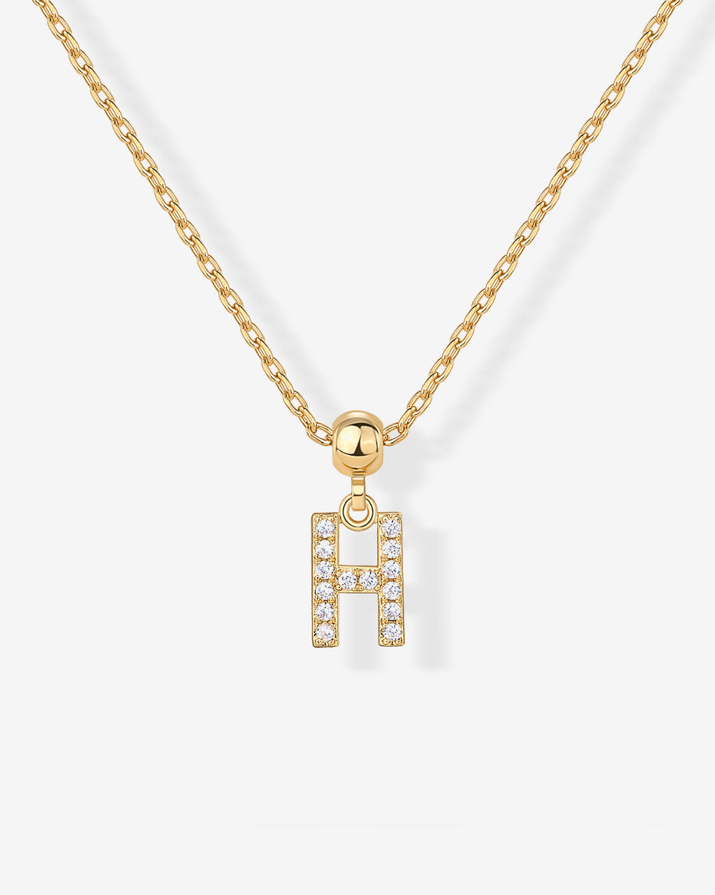 Initial Charm Necklace