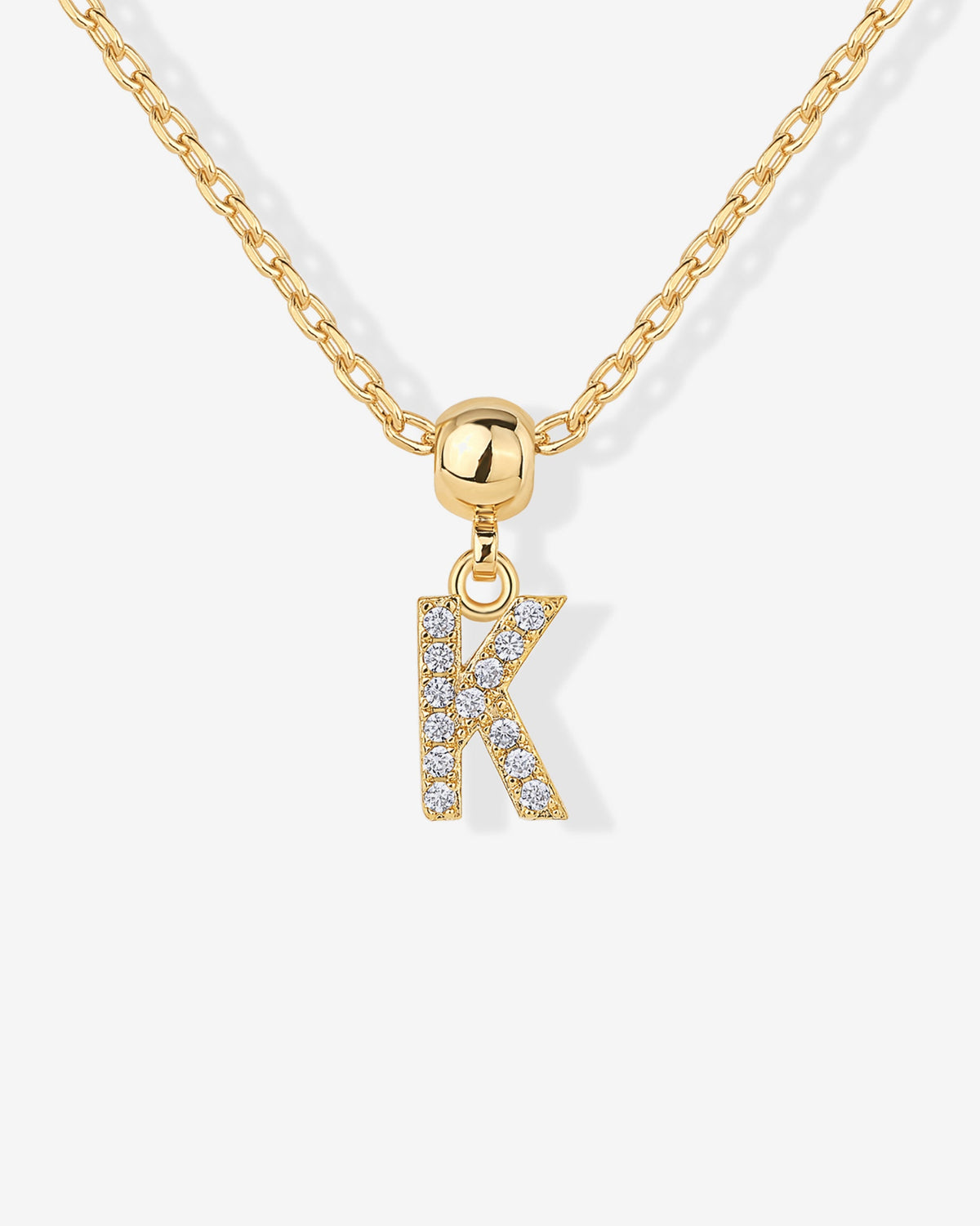 Initial Charm Necklace