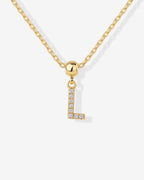 Initial Charm Necklace