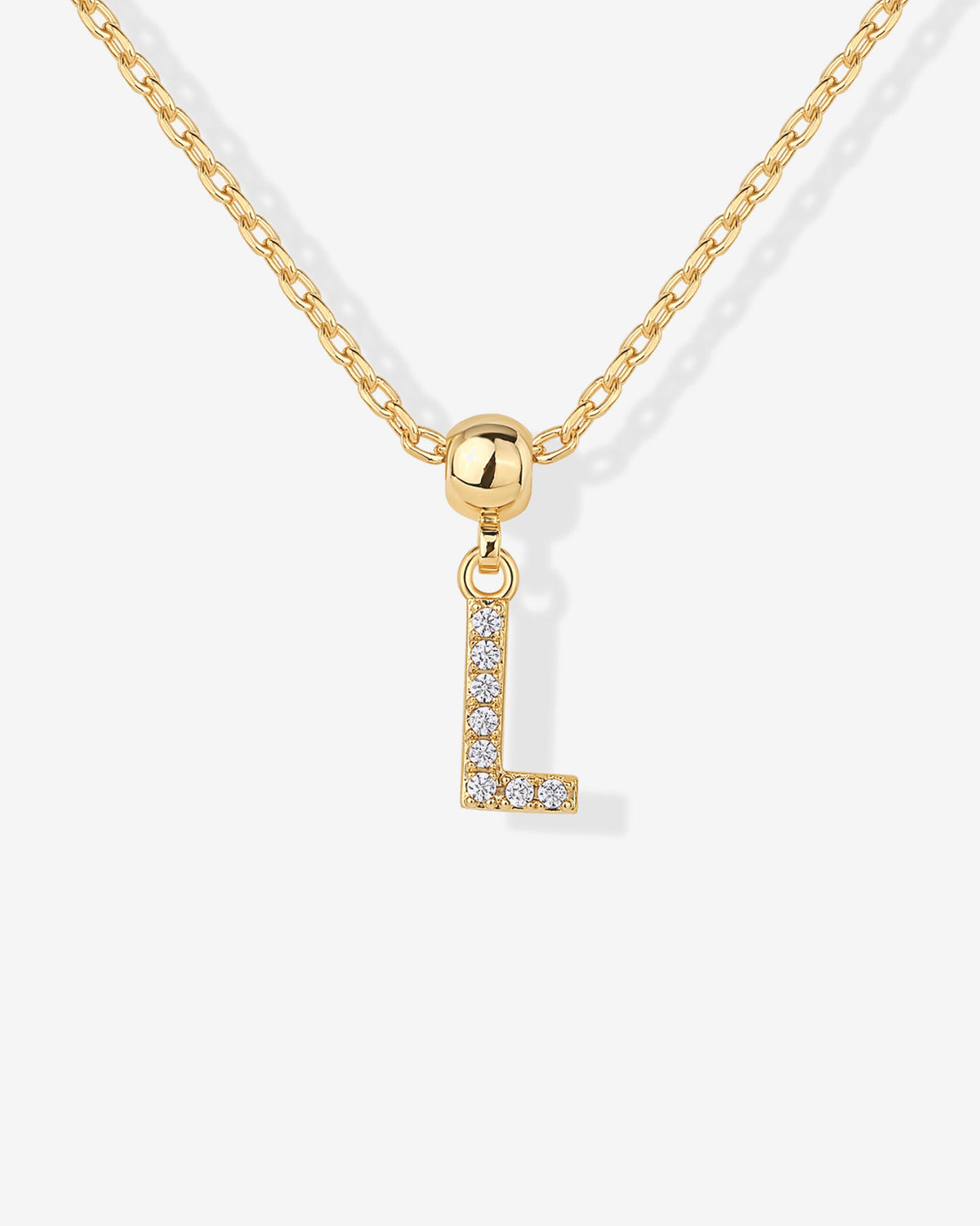 Initial Charm Necklace