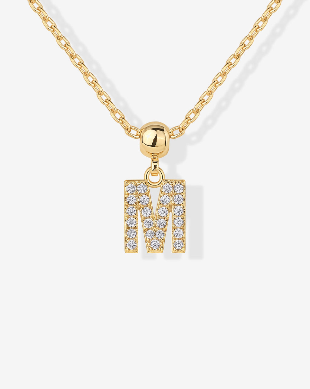 Initial Charm Necklace