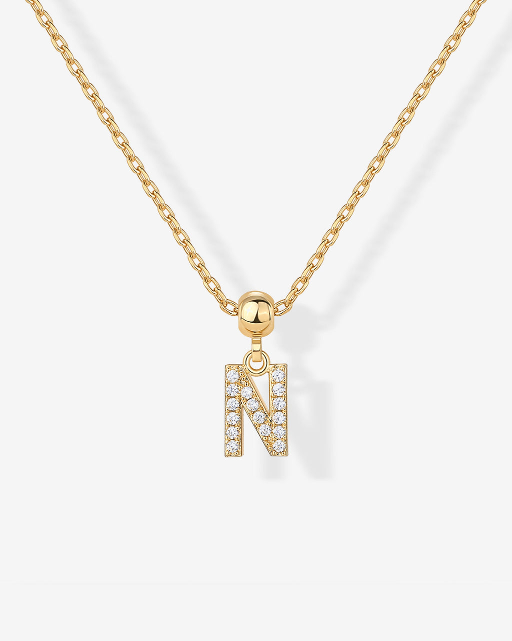 Initial Charm Necklace