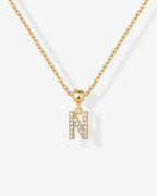 Initial Charm Necklace