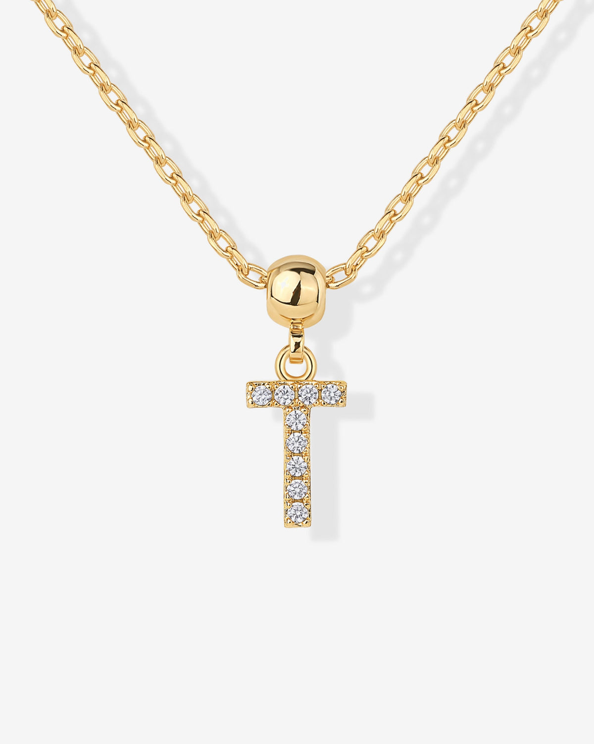 Initial Charm Necklace