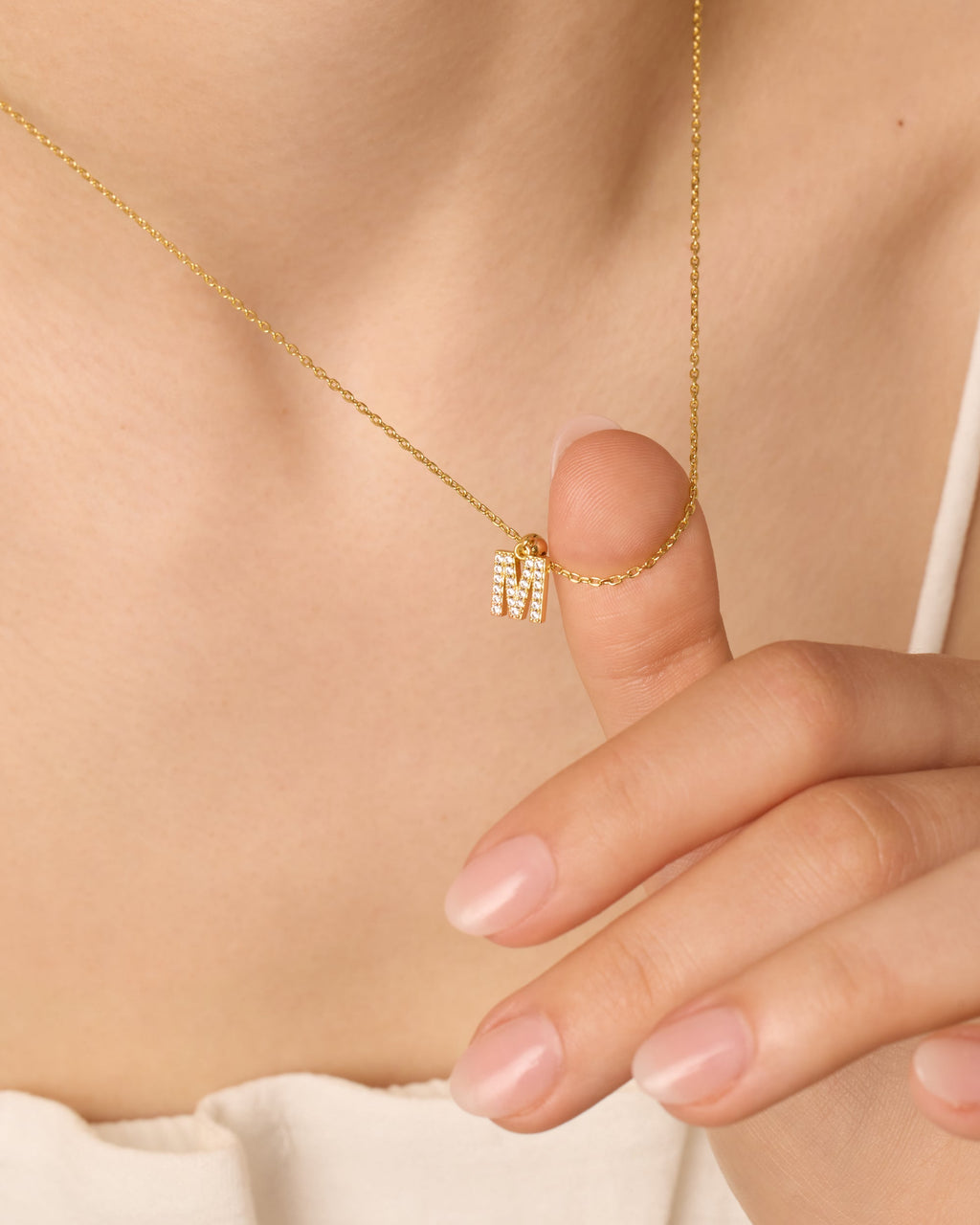 Initial Charm Necklace