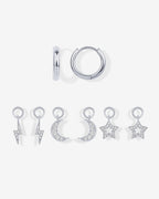 Mix and Match Huggie and Charms Set