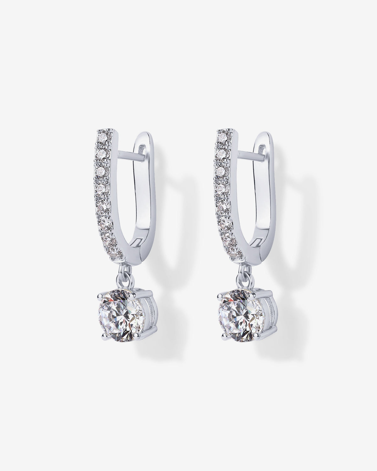 Bridal Huggie Earrings