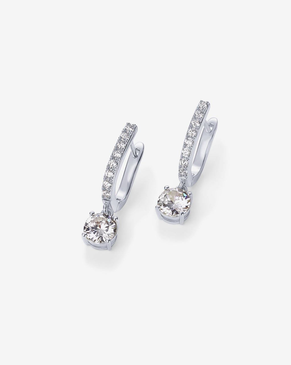 Bridal Huggie Earrings
