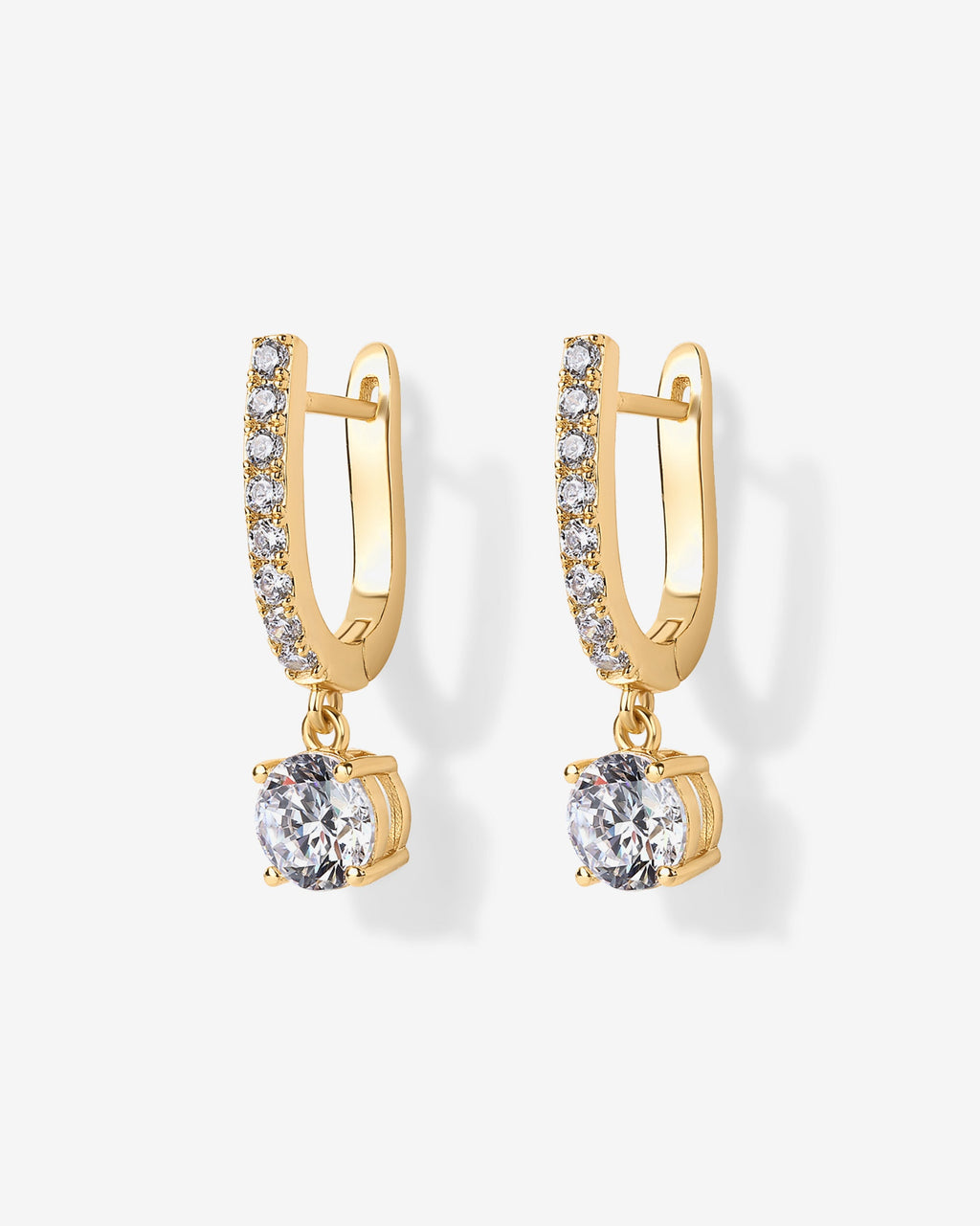 Bridal Huggie Earrings