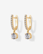 Bridal Huggie Earrings