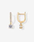 Bridal Huggie Earrings