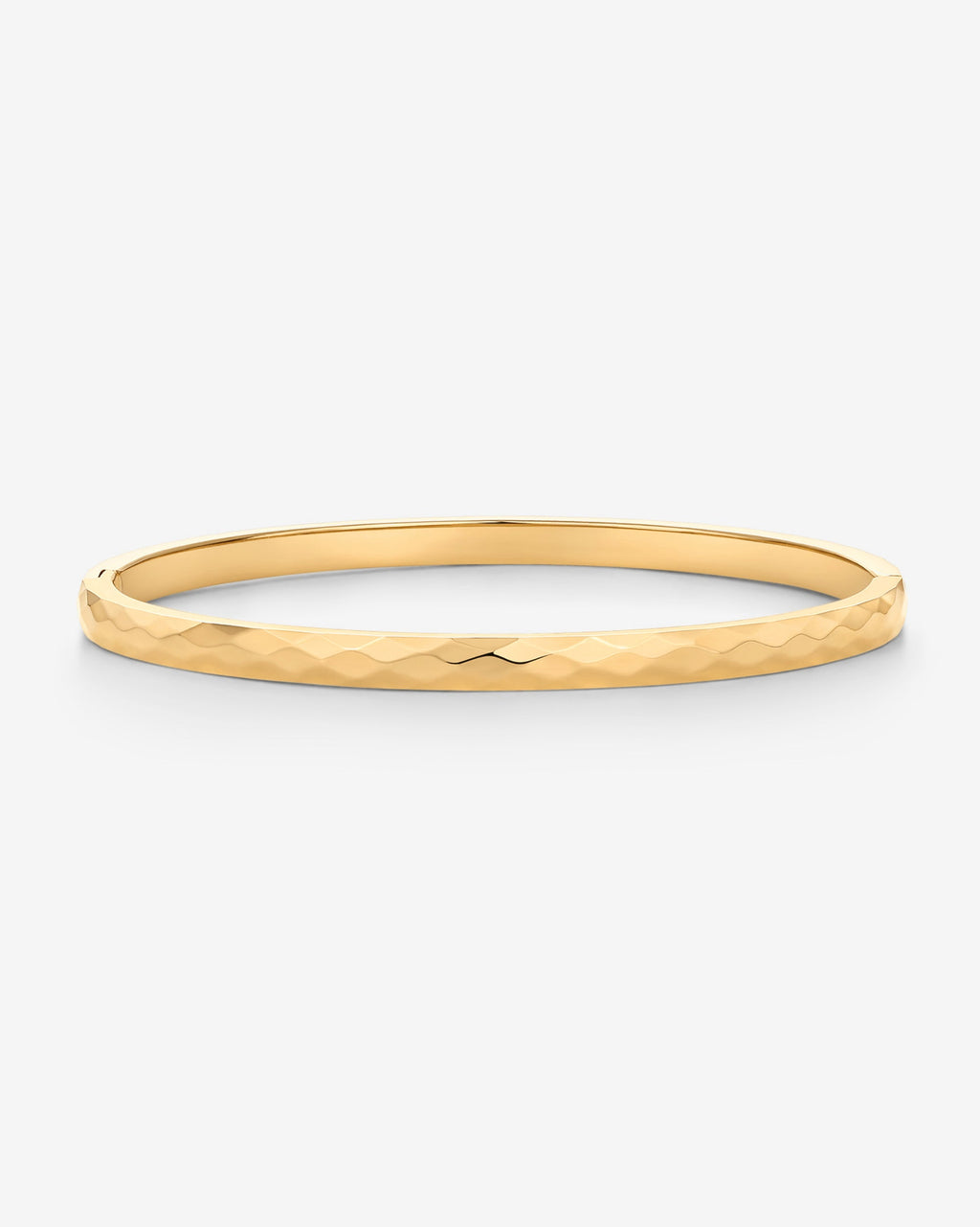 Faceted Bangle Bracelet