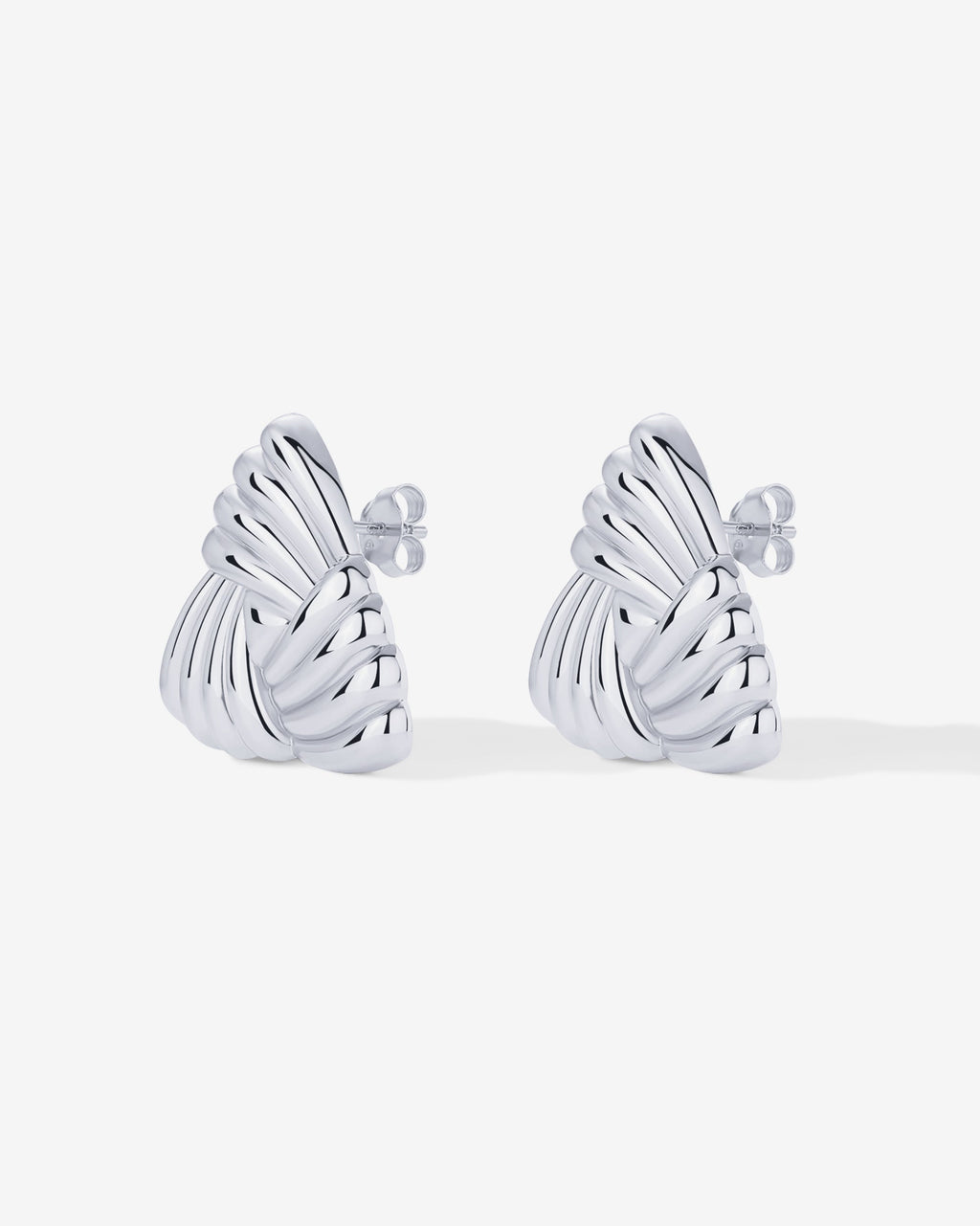Vintage Triangle Knot Earrings