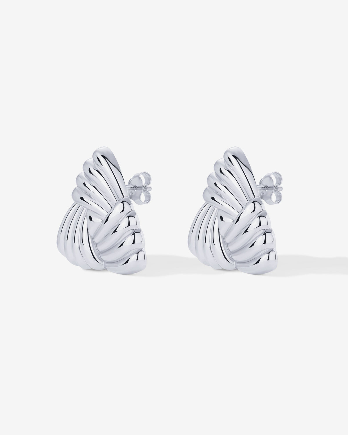 Vintage Triangle Knot Earrings