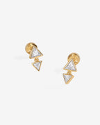 Double Triangle Dangle Screwbacks