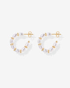Pearl Hoop Huggies