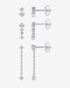 Mix and Match Stud and Dangle 3 Pack
