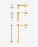 Mix and Match Stud and Dangle 3 Pack