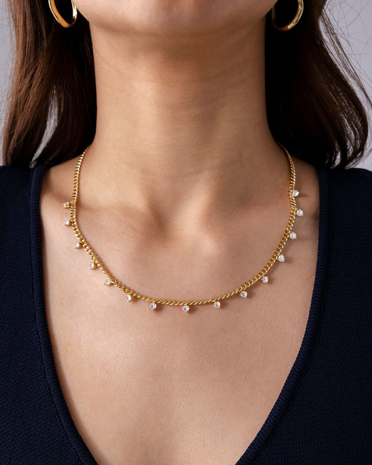 Flash and Float Chain Necklace