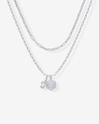 Initial Layered Pendant