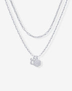 Initial Layered Pendant