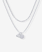 Initial Layered Pendant