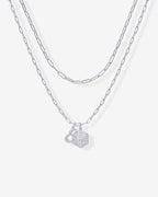 Initial Layered Pendant