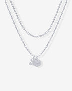 Initial Layered Pendant