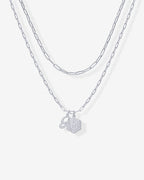 Initial Layered Pendant